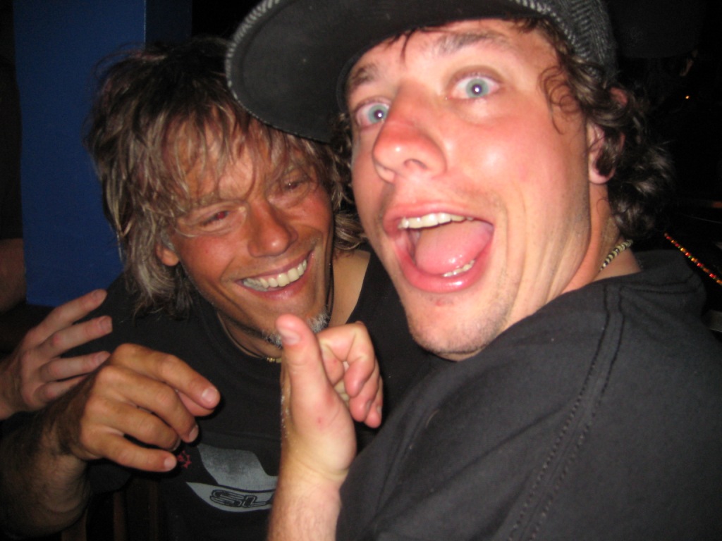 Matt discovering the one person in the bar more drunk than him, Bob.