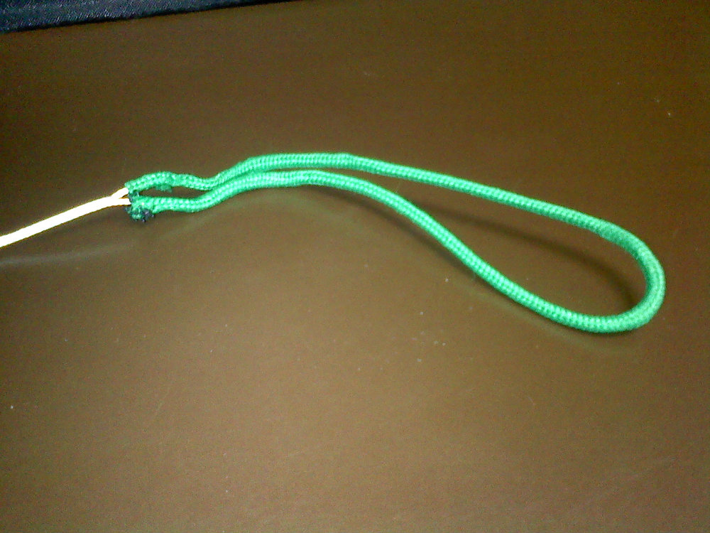 B3 loop splice with sheath on loop