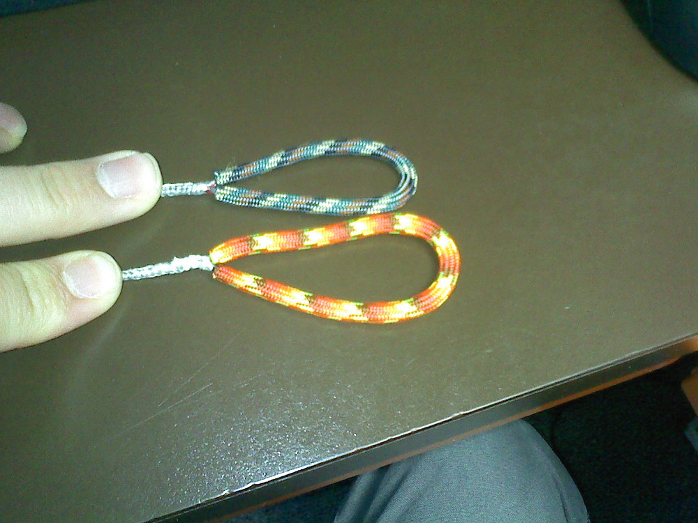 Loop splice with paracord sheath