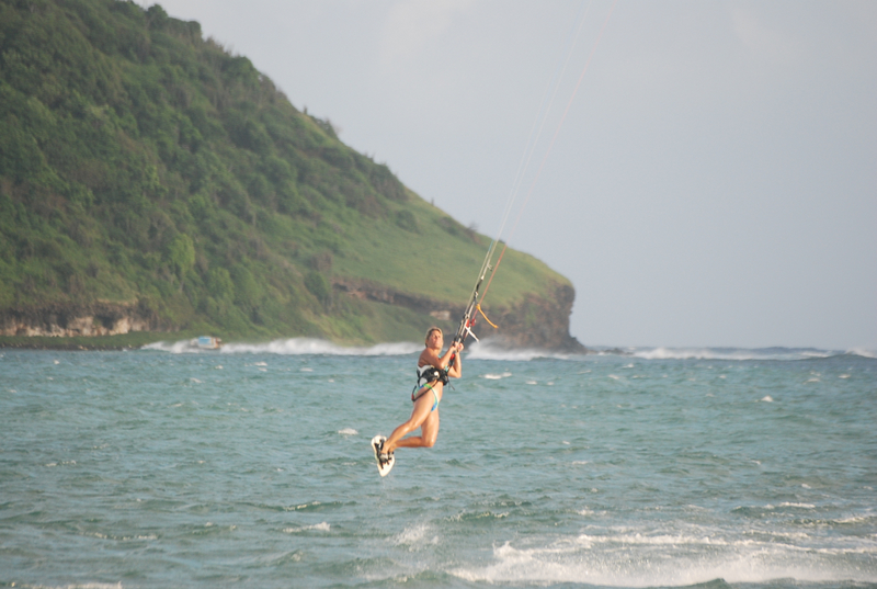 Carol enjoyed the warm water all week.