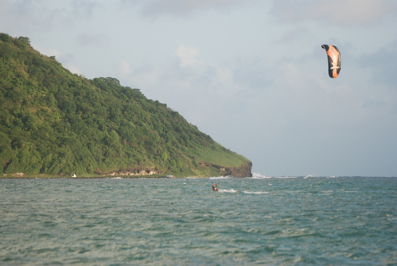 Looking out towards the south end of the big island.