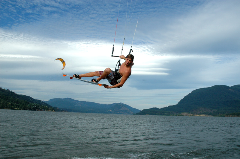 Josh playing on my board