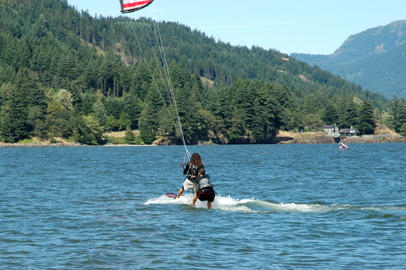 Tak getting a close look at Amery's ass (his leash unclipped too)...