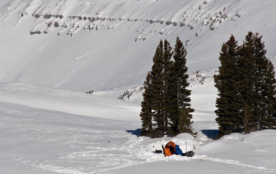 Camp under Mt. Hodges.