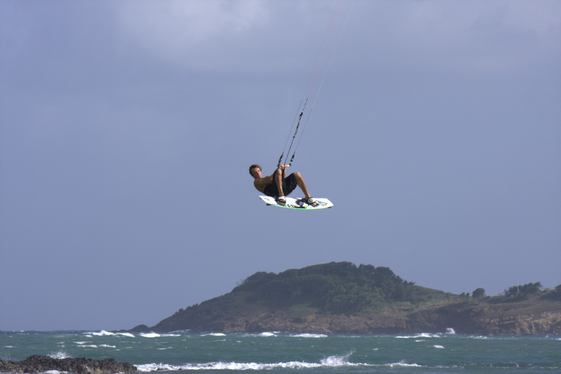 One of Dave's photo's from a bay up north.  He says there can be fun wave sailing up there when the conditions are right.