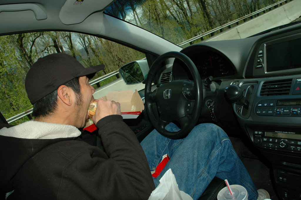 So much for starting his diet today...