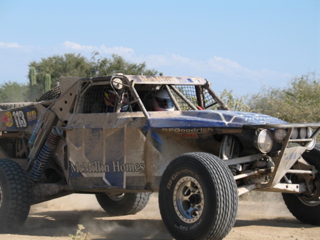 Coming into the pits
