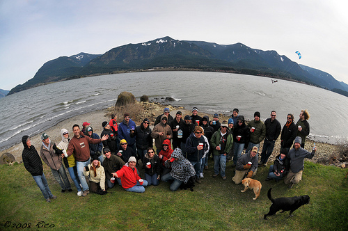 Note Tuckers entertainment in the background!