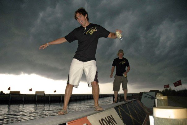 NE cold front rolling in