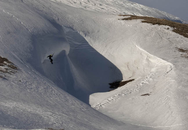 Whoa, that was bigger than it looked! Photo:Will Taggart Rider:Clint Green