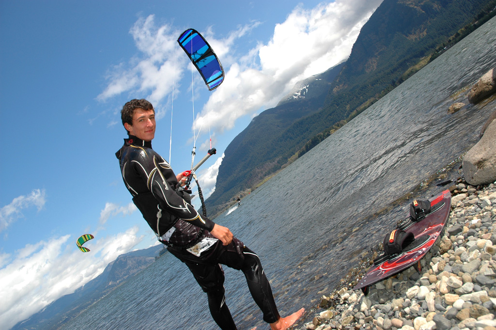 Tucker modeling for his ladies!