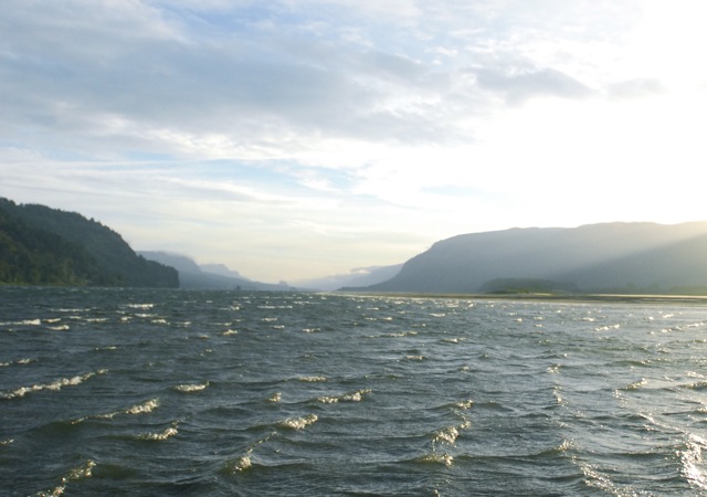 sunrise over the gorge