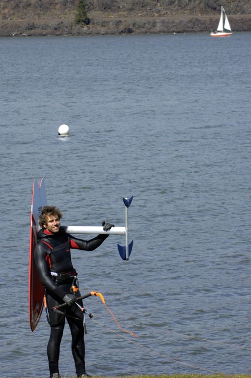 Usually this would only be enough wind for a sailboat