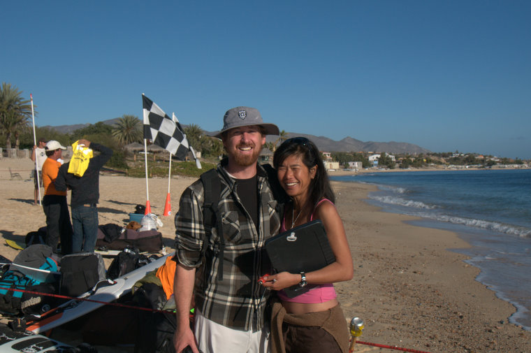 Marina and Paul from The Kiteboarder