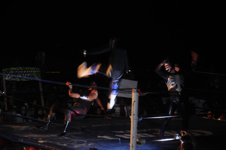 Boot to the face!