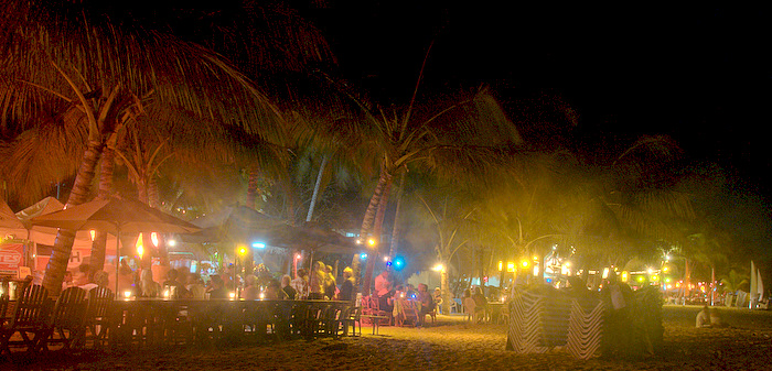 Awards ceremony at the resturant/bar strip on the beach.