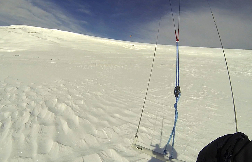 Cale Benson captured this photo with his GoPro as the pocket erupted while I was kiting.