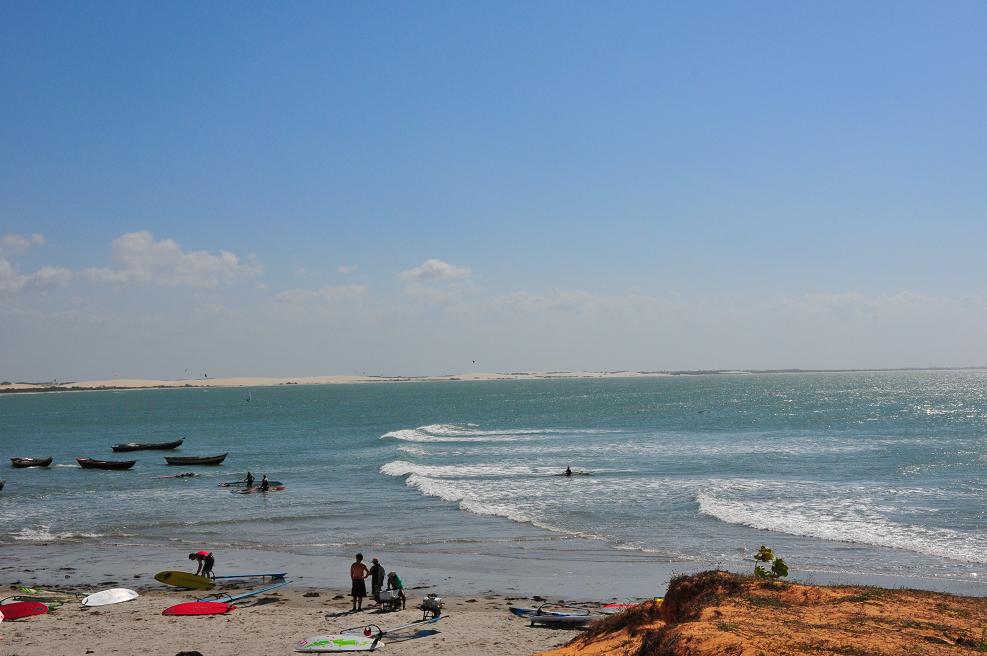 Janet took this of the point where the windsurfing is.