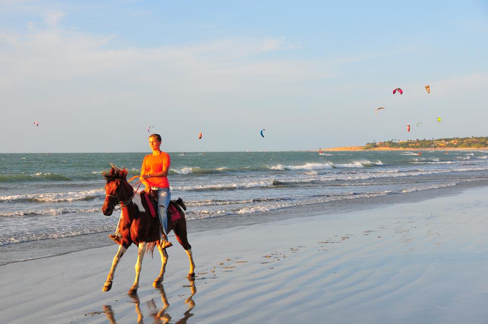 Kite beach in Jeri.