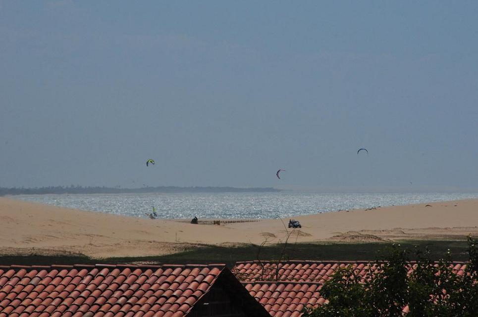 The view of kiting from our balconey.