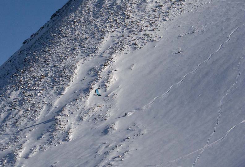 Charles Simons Dropping NW of Tosi Peak...Photo Will Taggart