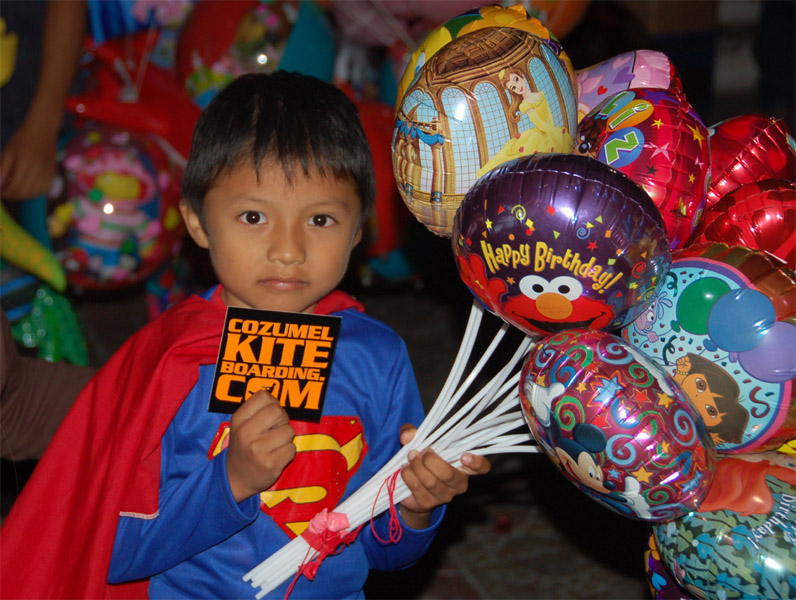 Superman uses Cozumel Kiteboarding.com
