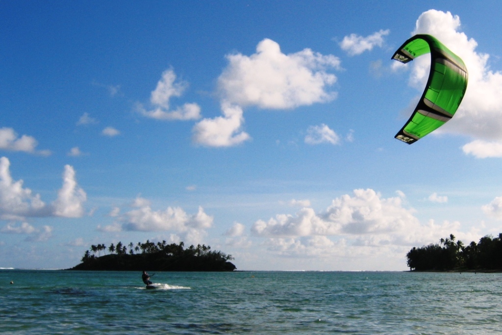 Skiming at Muri Beach Raratongo