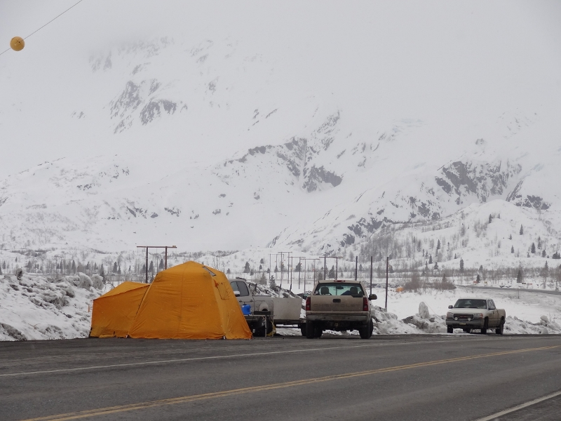 Camping on the highway