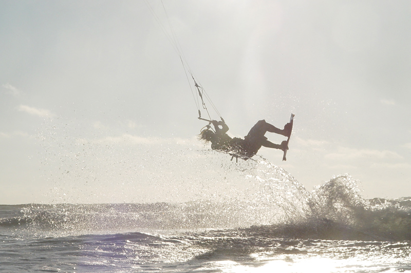 Nate, loopin' with little waves (Sunset)