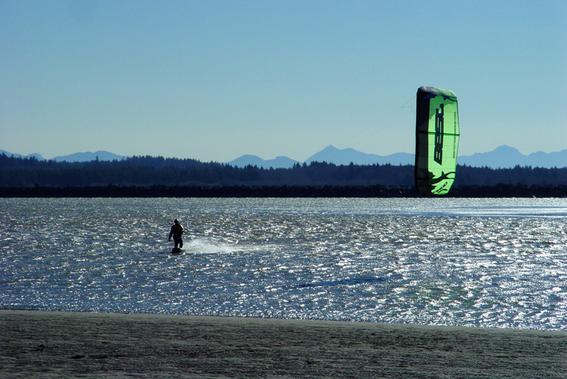John cruisin' on his skim!