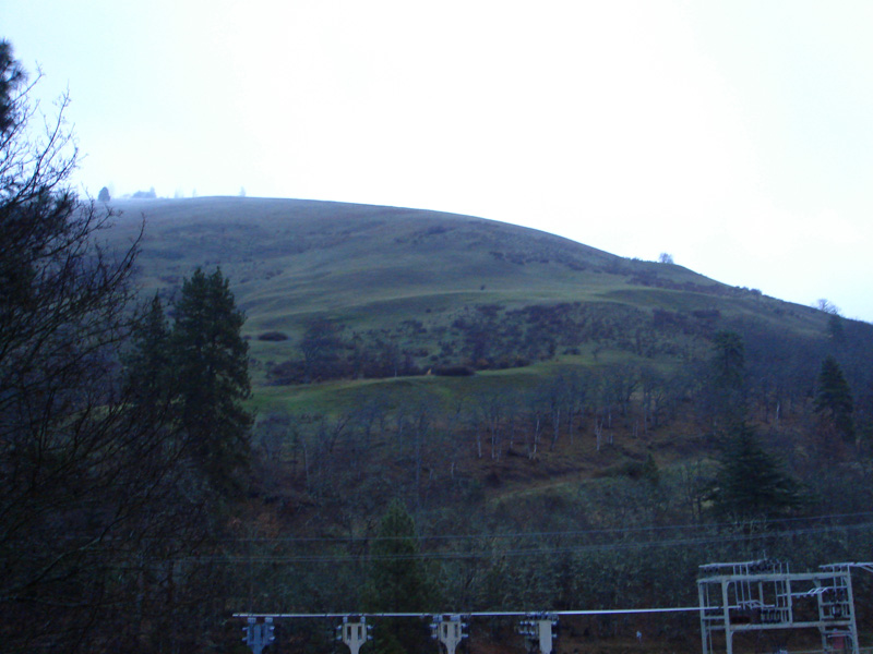 Even the western hill looks pretty steep from below!