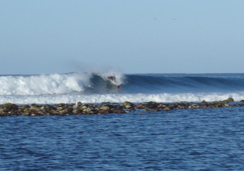 The author working on his backside cutty