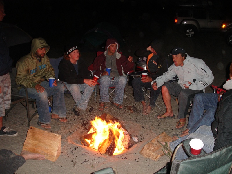 The fire was nice...