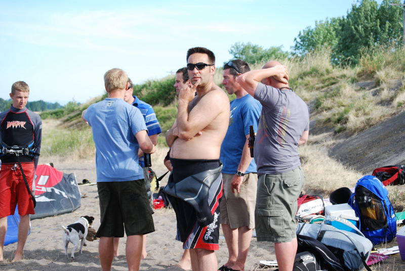 Mark looking for the wind--