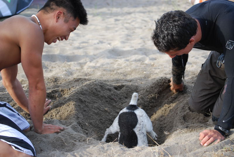 Digging to China- maybe there is wind there?