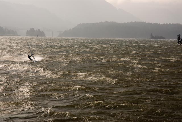 Poleboarder at Stevie