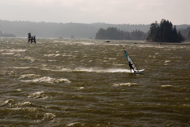 Poleboarder at Stevie