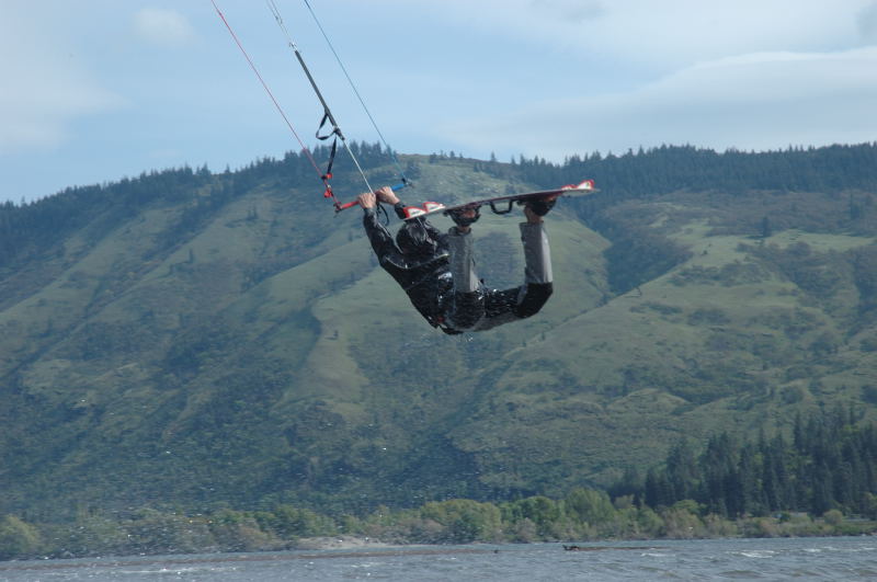 Man laying it out with a raley...