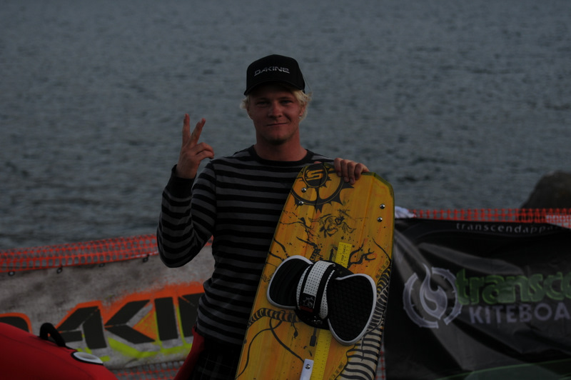 Paul Porter with Slingshot board (for his good friend!)