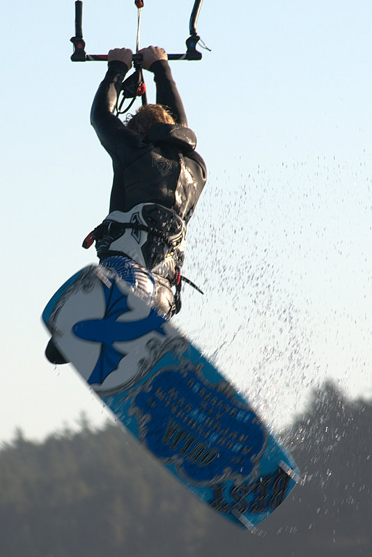 Tony sporting his new ride.