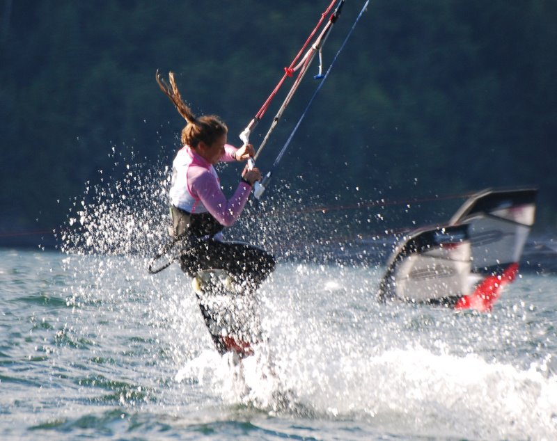 Sandra B of Squamish pops a nice one.