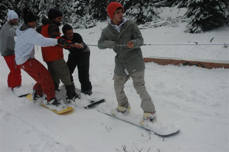 Haulin' 5 dudes uphill