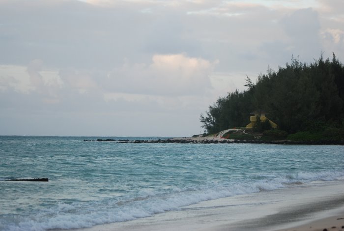 The view from "Naish Beach"