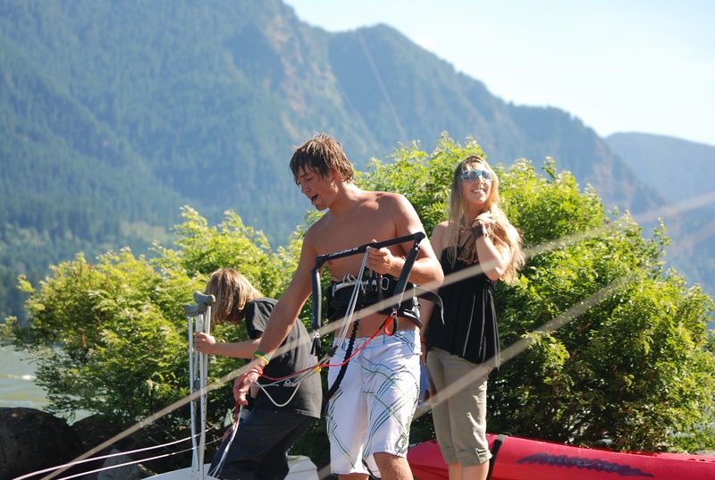 Tory, Josh and Jessie on the beach.