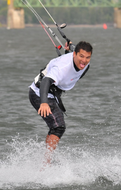 Oh crap, he's got my camera!