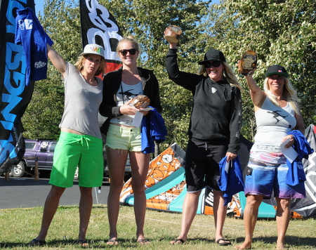 From Left to Right:
<br />4th Place: Ashley Service
<br />3rd Place: Kelly Watermeyer
<br />2nd Place: Sarah Wilson
<br />1st Place: Carol Bolstad