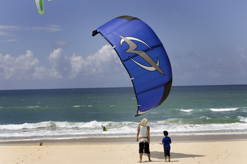 First kite. Narrow Neck, Australia