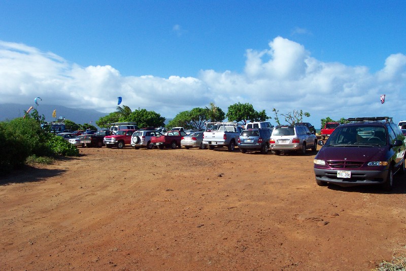 Pk lot was packed on Monday.