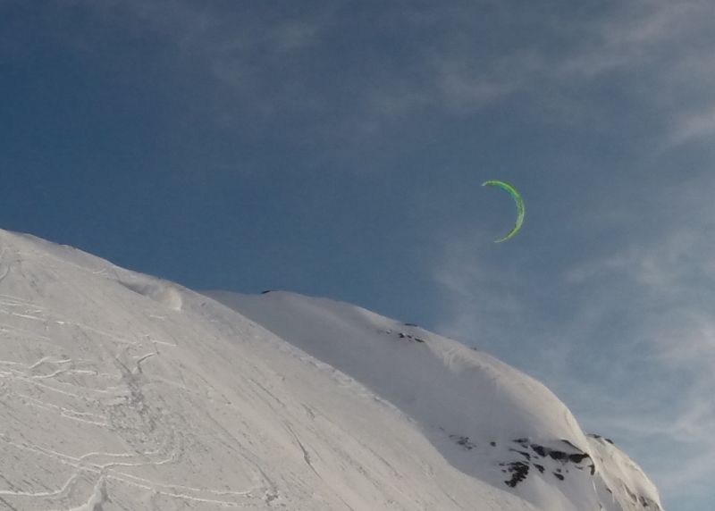 steep and deep kiting