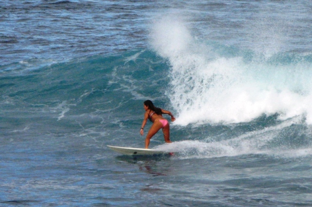 Local girl rippin' it up - they're everywhere!